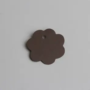 etiquette fleur chocolat