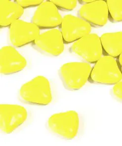 Dragees coeur jaune
