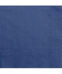 serviette bleu roi