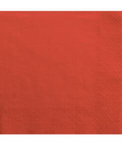 Serviette Rouge papier