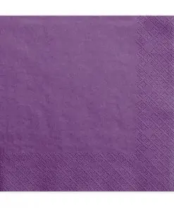 serviette papier violet