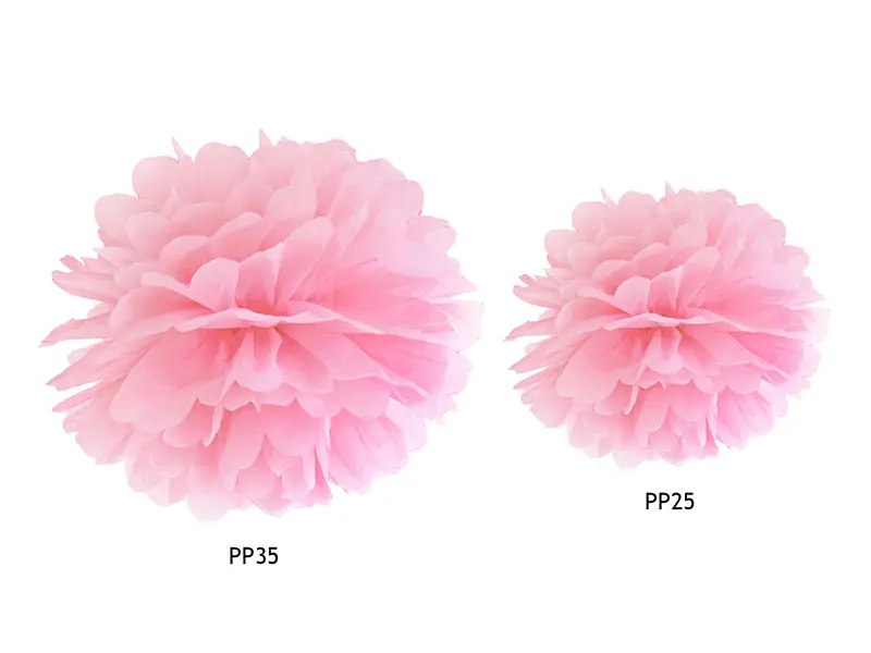 Pompon Papier De Soie - Rose - 35 Cm – La Boite à Dragées