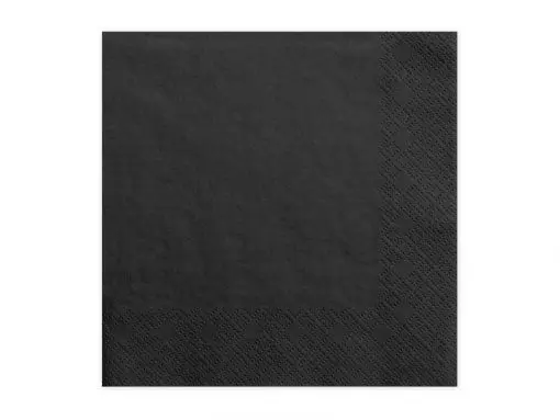 serviette noir
