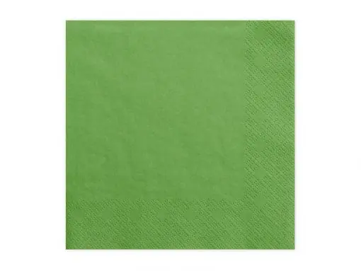 serviette papier vert "herbe"