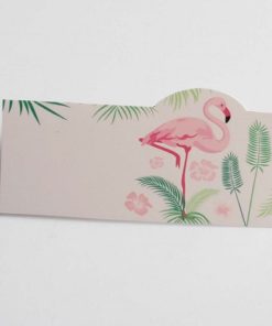 Marque place flamant rose