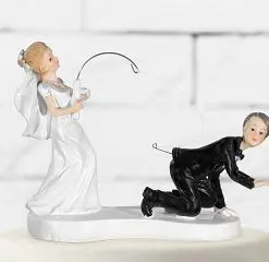 figurine mariage-pêche