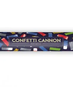 canon à confettis multicolore