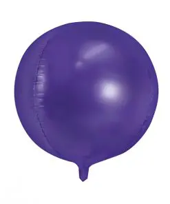 ballon rond violet