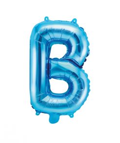 ballon lettre b bleu