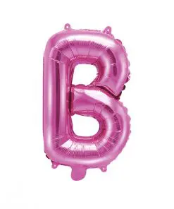 ballon lettre B rose