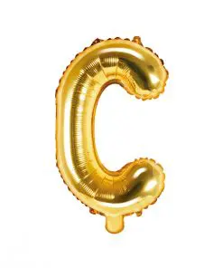 ballon lettre C or