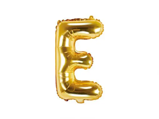 ballon lettre E or