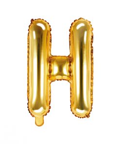ballon lettre H or