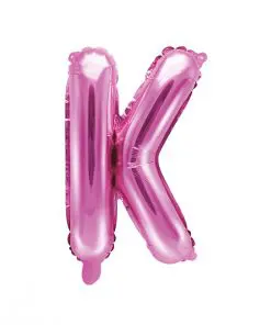 ballon lettre K rose