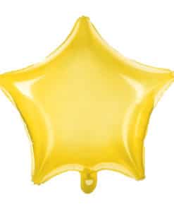 ballon forme étoile jaune