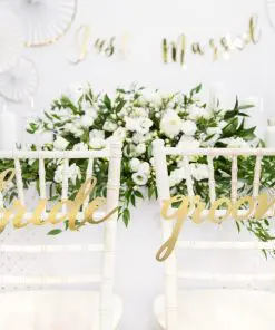 decoration chaise mariage