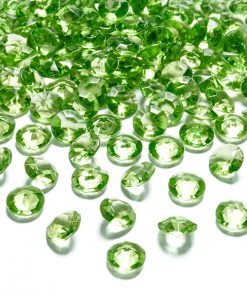 deco de table diamant vert anis