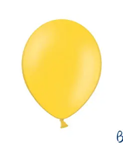 ballon uni jaune moutarde