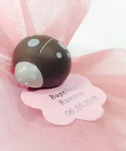 clip coccinelle taupe dragees coccinelle