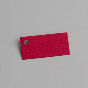 etiquette rectangle rouge
