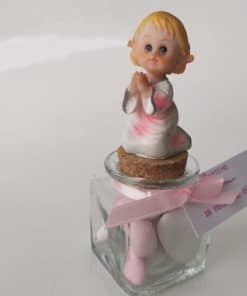 figurine communion fille dragee