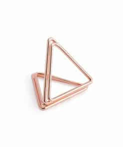 support marque place triangle Rose Gold
