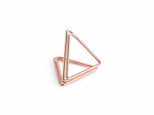 support marque place triangle Rose Gold