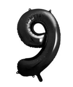 ballon noir géant chiffre 9
