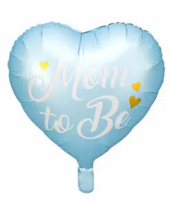 Ballon Mom to be Bleu