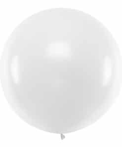 Ballon géant blanc 1m