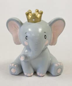 Sujet elephant avec couronne