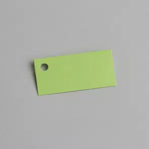 etiquette rectangle vert