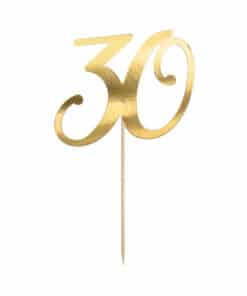 cake topper 30 ans or