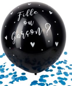 Ballon gender Reveal fille ou garcon bleu 79210