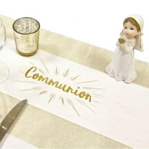chemin-de-table-communion-blanc-et-or