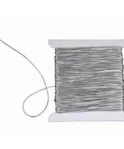 fil elastique argenté